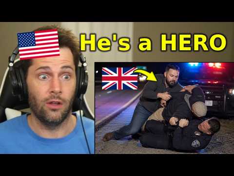 American Reacts to British Police Sergeant Saving a US Police Officer