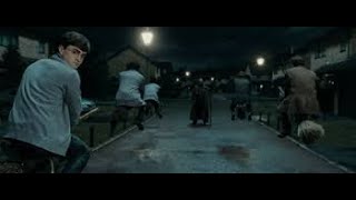 Battle of seven Potters Scene in Hindi: Harry Potter and the Deathly Hallows part-1 (3/16)