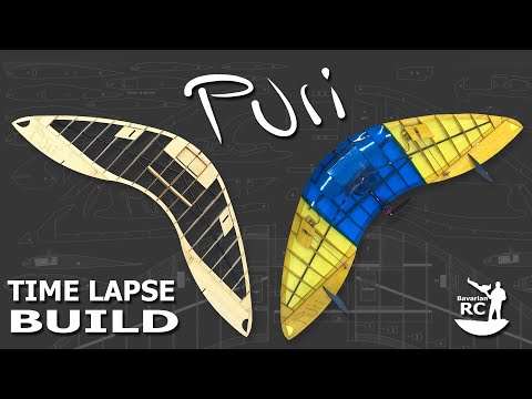 Puri - RC Flying Wing - Time Lapse Build