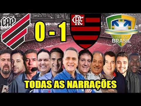 Todas as narrações - Athletico-PR 0 x 1 Flamengo | Copa do Brasil 2020
