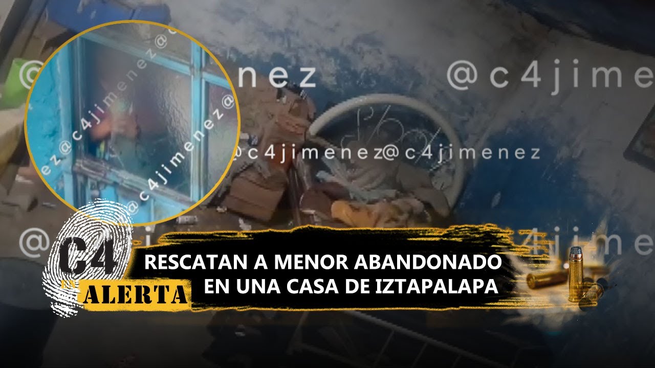 Mario de 3 años, es rescatado tras ser abandonado en cuarto de Iztapalapa; sus papás fueron a beber