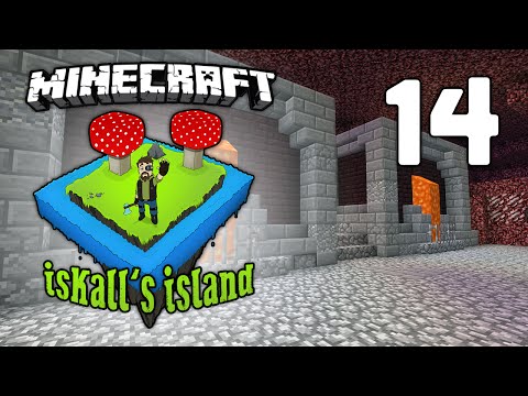 Iskall's Island - Vanilla Minecraft Lets Play - 14 - The Hellforge Build