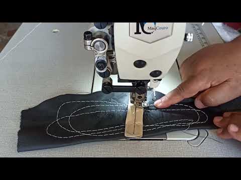 Máquina de costura transporte triplo 6-7D