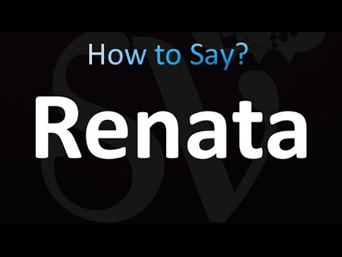 How to Pronounce Renata (correctly!)