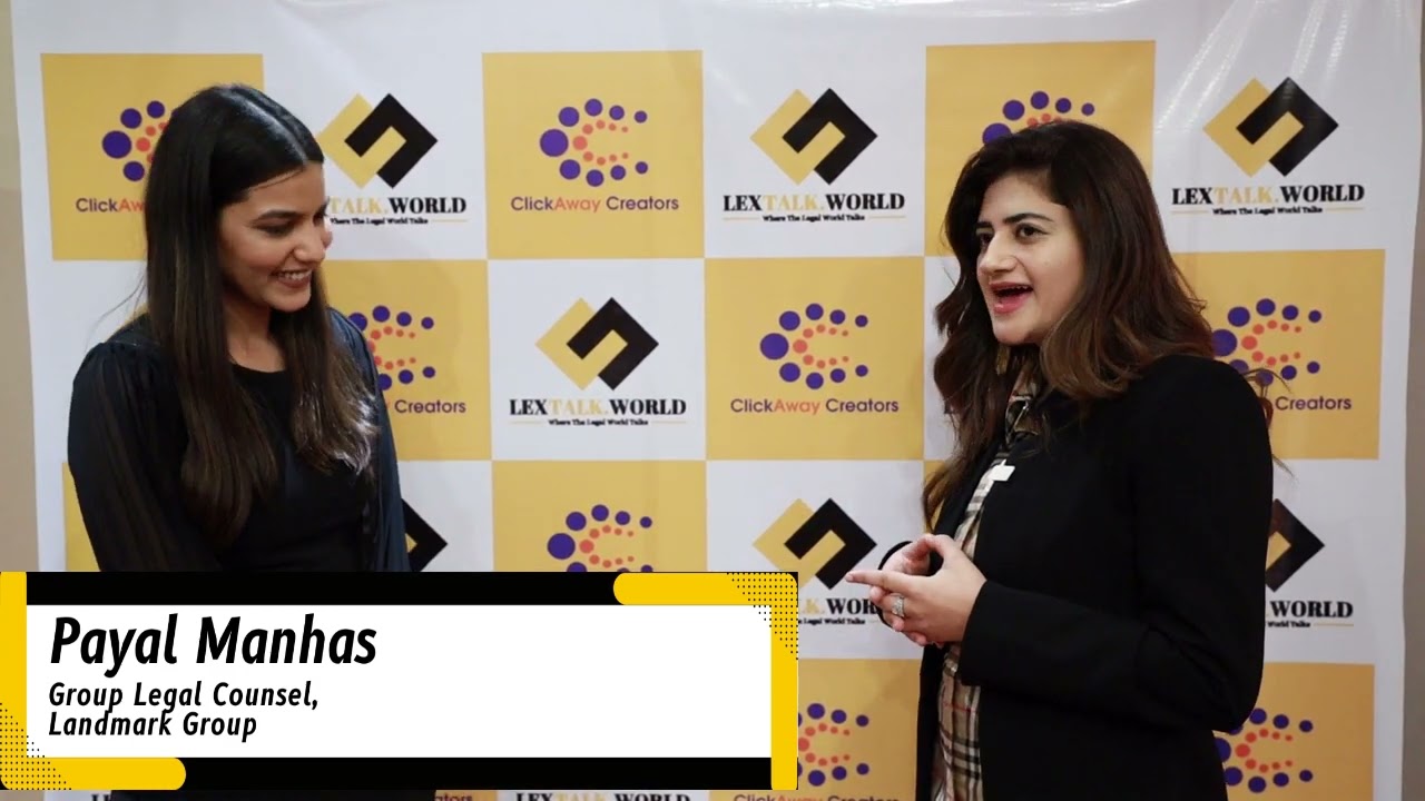 Ms. Payal Manhas sharing her thoughts on the LexTalk World Conference, Dubai 2022