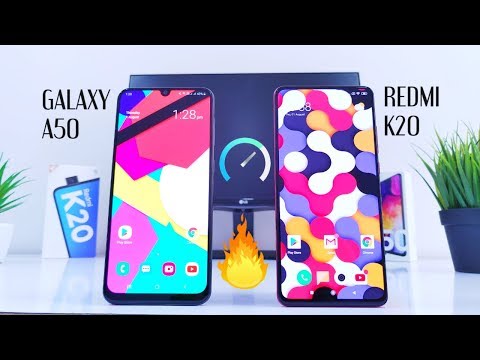 Samsung Galaxy A50 vs Redmi K20 SpeedTest Comparison - One UI vs MIUI 10