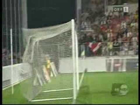 Gernot Pacherniggs Tor bei " Das Match"  in Ritzing