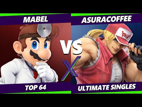 S@X 408 Online Top 64 - Mabel (Dr. Mario) Vs. AsuraCoffee (Terry) Smash Ultimate - SSBU