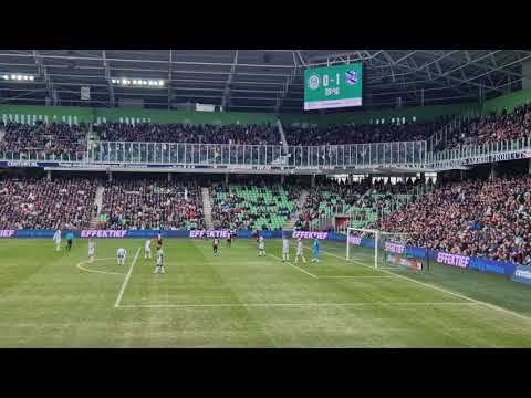Groningen - SC Heerenveen 0-2 GOAL Sydney van Hoioijdonk in derby at Euroborg 19.03.2023