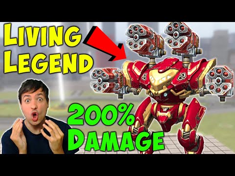 LIVING LEGEND Vortex Spectre - War Robots Extreme Fun Gameplay WR