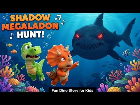 Hunting the SHADOW MEGA-LODON! (Bigger Than a T-Rex!) 🦈 Dino Explorers