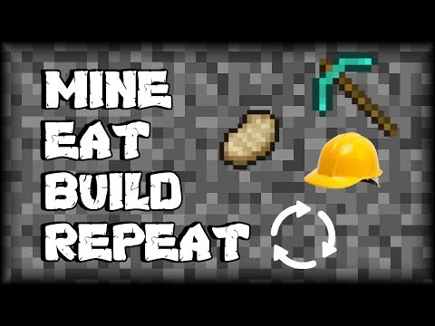 Insane Minecraft Parody - Mine Eat Build Repeat