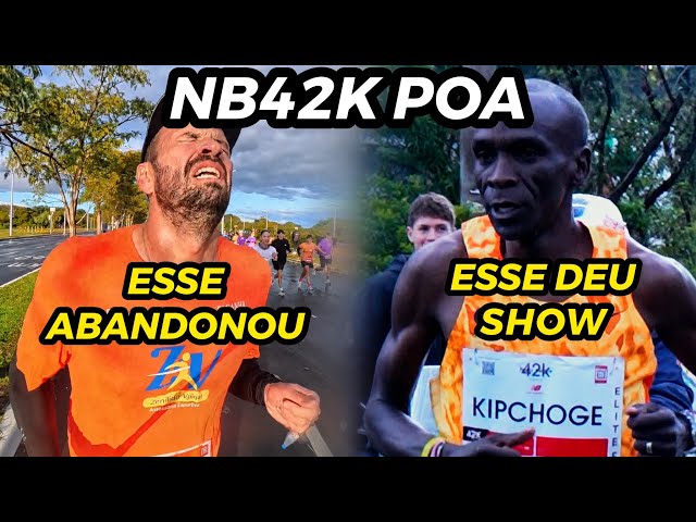 NB42K PORTO ALEGRE - Bem na minha vez de correr com Kipchoge, acabei abandonando minha prova alvo