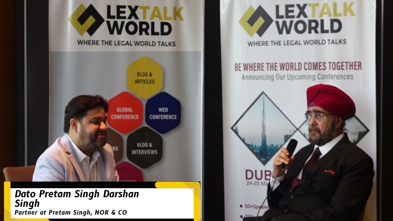 Dato Pretam Singh shares his experiences at LexTalk World Conference, Singapore 2022
