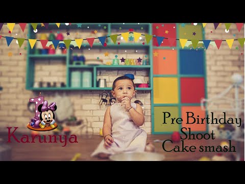 KARUNYA CAKE SMASH //First Birthday//Pre Shoot//Best Birthday Teaser//