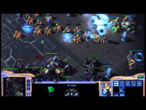 Starcraft 2 - Cannon Rush for 2 Insane AI