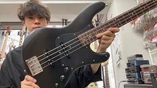 Video thumbnail for Freedom Custom Guitar Research / Anthra 4st SDB【Test Play】 by Bass Sound Maniac
