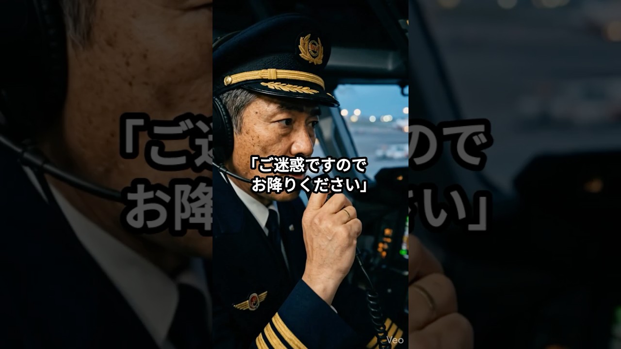 「お降りください」離陸前の機内に響く、機長のアナウンス。親子の運命を決めるかと思われたその言葉の本当の意味に、全員が息をのむ。