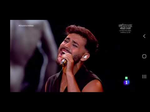 Agoney y Ana Belén. "Caruso".