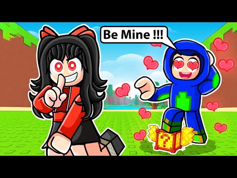 Ekta Pretended to be a FAKE GIRL IN KICK A LUCKY BLOCK  TO TROLL AYUSH IN Roblox