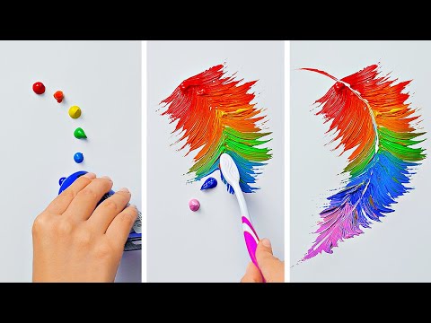 30 супер лесни техники за рисуване