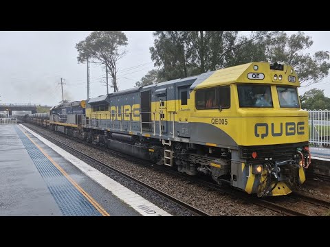 12/05/25 QUBE Steel Train 2WB7 passing Waratah