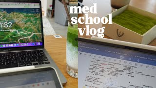 med school study vlog 🍵 | productive week in my life, gem concert, catching up with friends