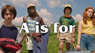 Learn The Alphabet With Stranger Things 3
