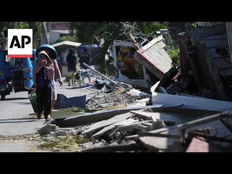 People in earthquake-hit Philippines city call for help to meet basic needs