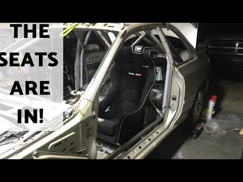 GC8 Rally Car -  OMP Race Seats Mounts - FIA Stage Rally Roll Cage Build