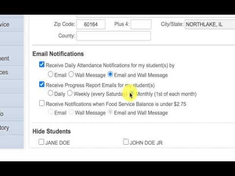 Skyward Attendance Progress Report Notifications