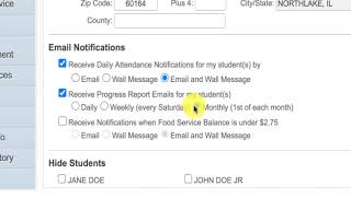 Skyward Attendance & Progress Report Notifications