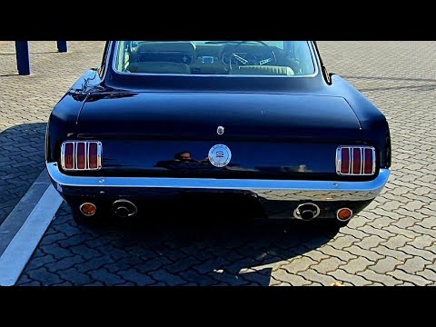 1966 Ford Mustang Exhaust Sound Before and After Headers