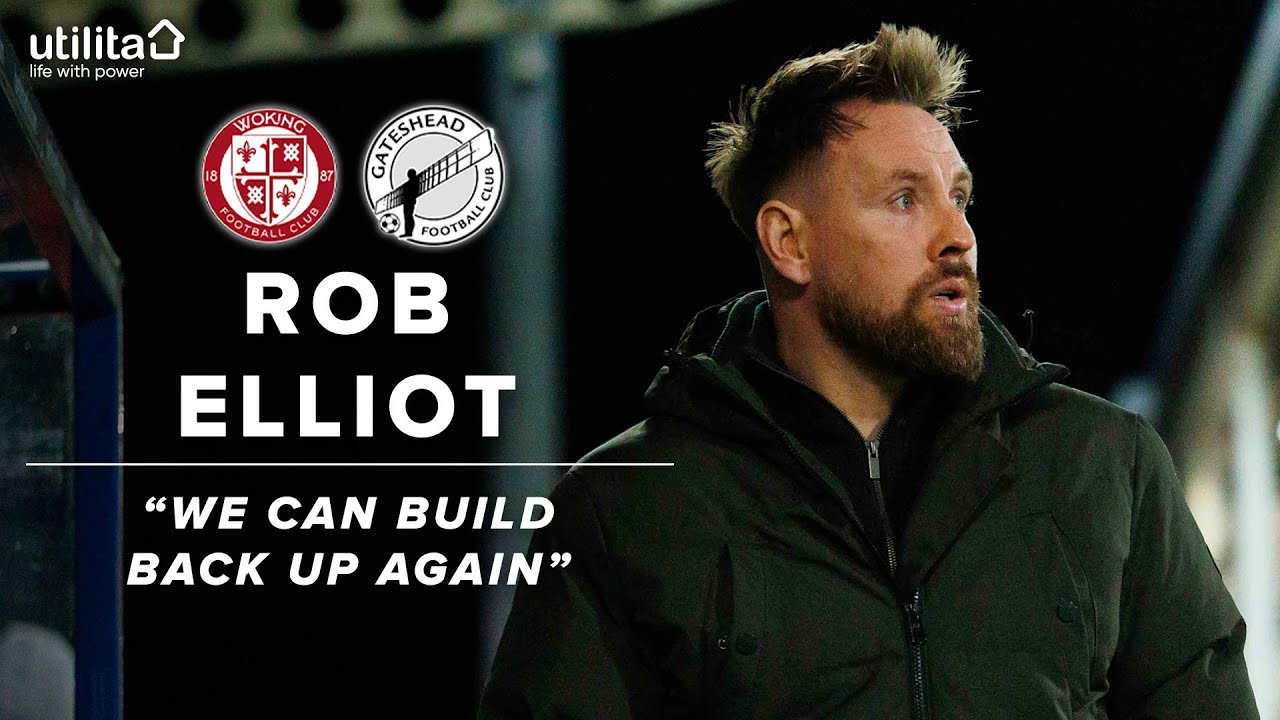 💬 “We can build back up again” | Rob Elliot pre-Woking (A) | INTERVIEW