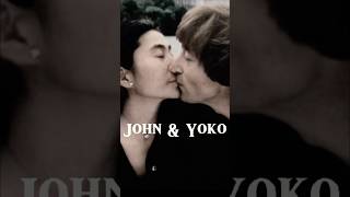 John &amp; Yoko saying “Give Peace a Chance” can you? #johnlennon #yokoono #peace #gaza #rockmusic