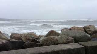 preview picture of video 'St Valentines Day Storm Penzance 2014'