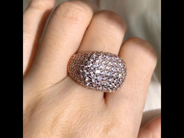 Vídeo relacionado con Bling Jewelry Anillo de boda de titanio simple y liso para parejas, cúpula pulida, para hombres y mujeres, ajuste cómodo, tono plateado, 5MM