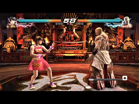 Ling Xiaoyu vs Geese Howard (Hardest AI) - Tekken 7 Arcade