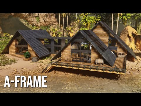 Ark Survival Ascended: A-Frame Base Design