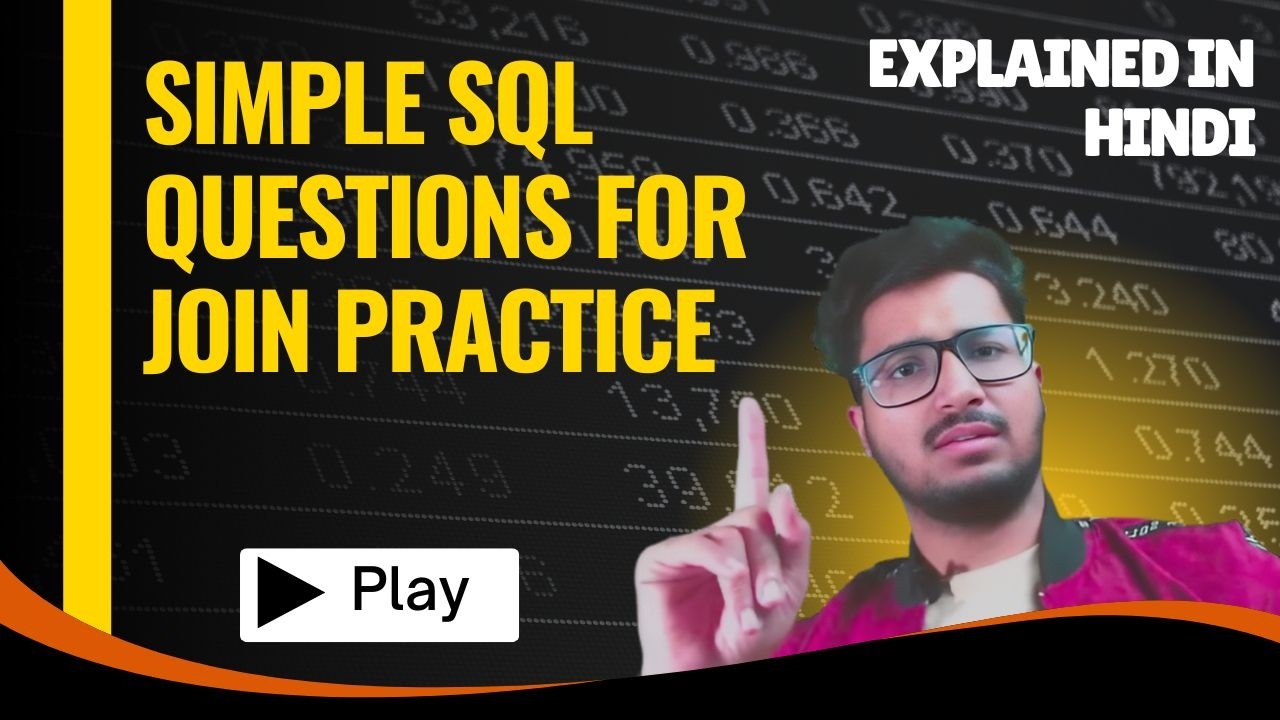 SQL Join Questions Practice | Real Database Examples