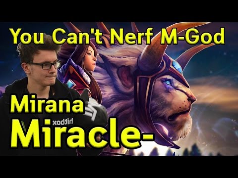 Mirana by Miracle- 'You Can't Nerf M-God'