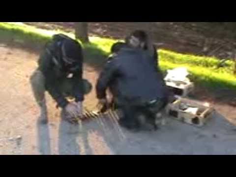 تجهيز المضاد للتصدي للطيران الحربي في مدينة مورك في ريف حماة من قبل كتيبة البراء المقاتلة