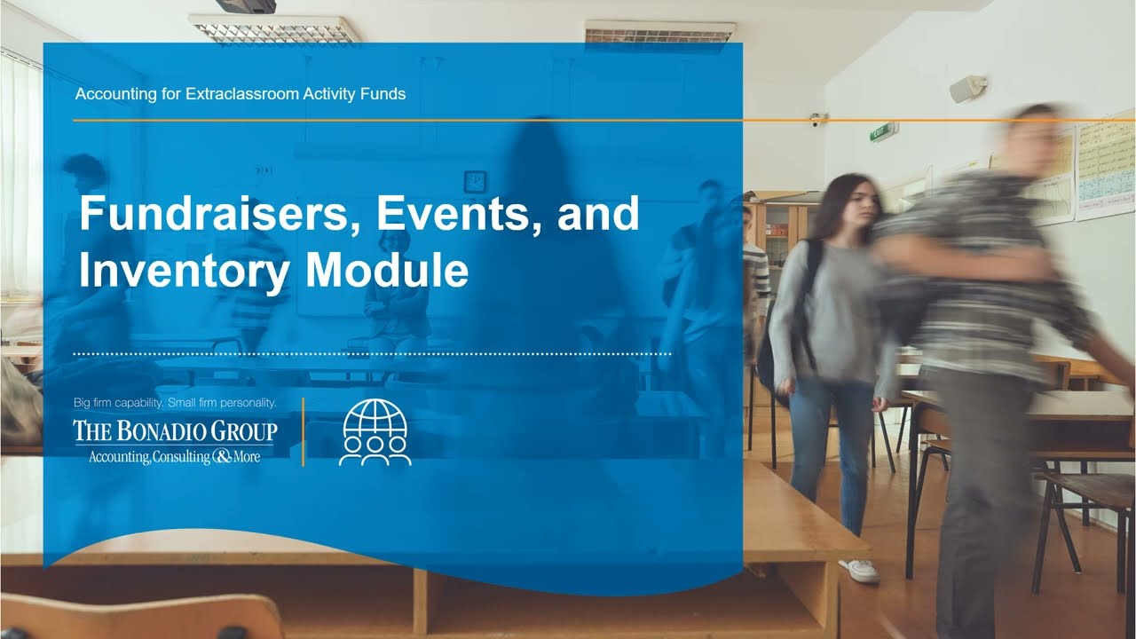 ECA - Fundraisers, Events, and Inventory Module