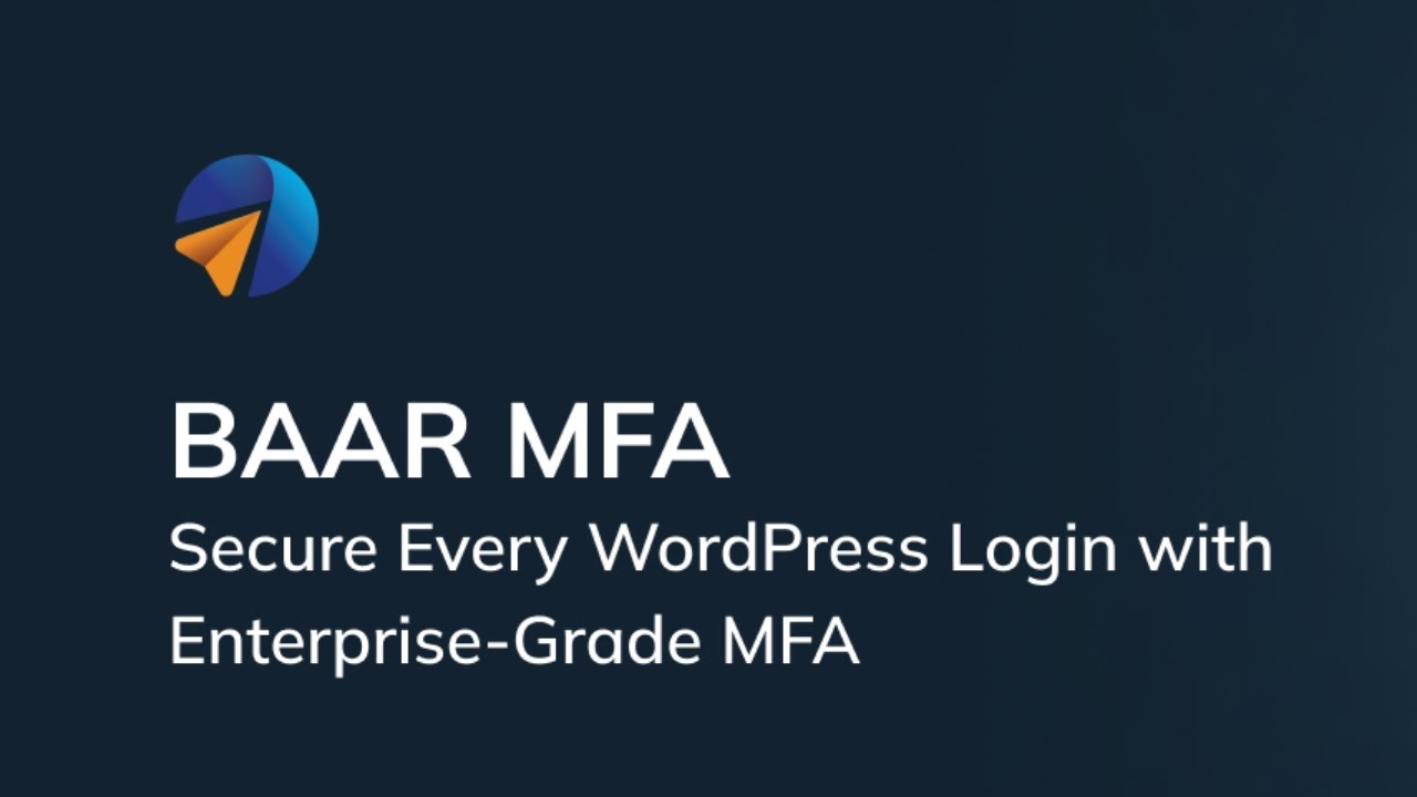 WordPress MFA: Security Questions Login with BAAR-MFA Plugin