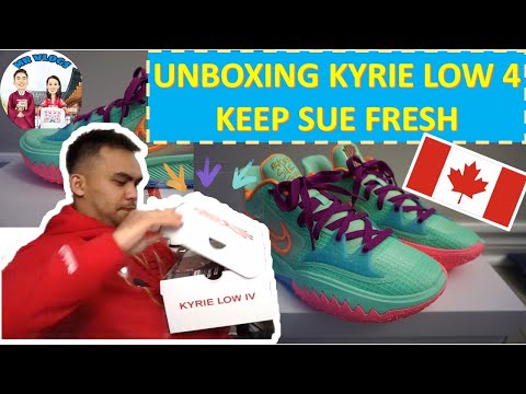 UNBOXING KYRIE LOW IV | KEEP SUE FRESH |