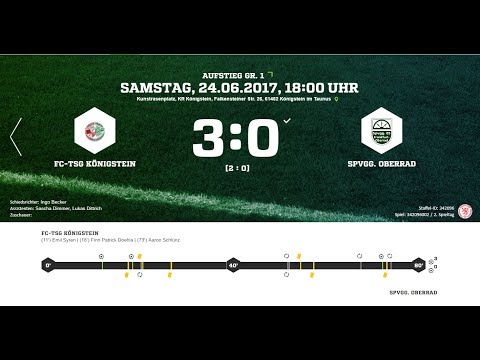 B1-Junioren: 1.FC-TSG Königstein - Spvgg Oberrad