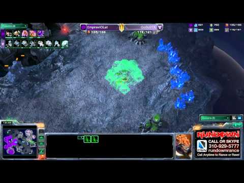 CSN SC2 - viOLet vs STX - Map 2 - Rundown #9 with Rance and Gwin