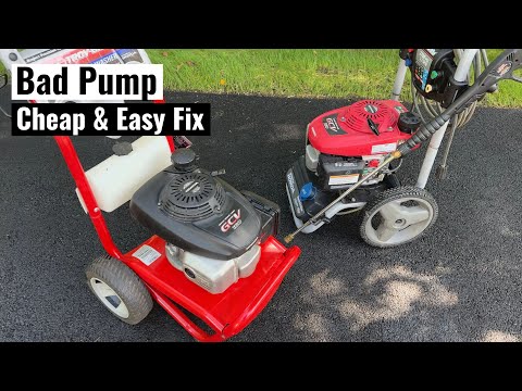 Two Bad Pumps - Pressure Washer Pump Replacement