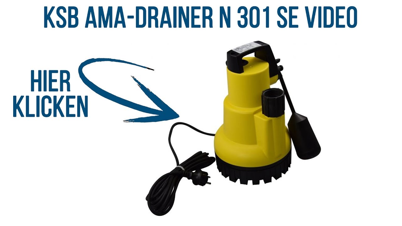 KSB Ama-Drainer N 301 SE 39300070