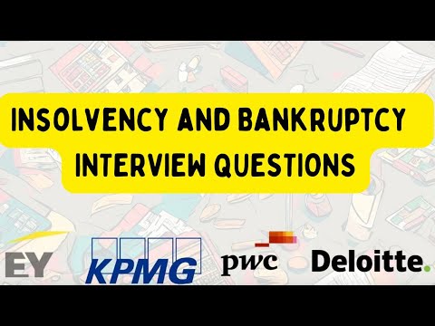 Insolvency and Bankruptcy Interview Questions and Answers